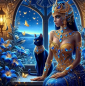Preview: Diamond Painting Goldene ägyptische Pharaone